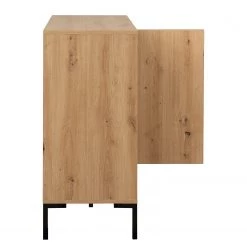 Loftscape Buffet Brochet II - Imitation chêne / Noir -Commodes Soldes 1000363050 220704 036 DETAILS P000000001000363050