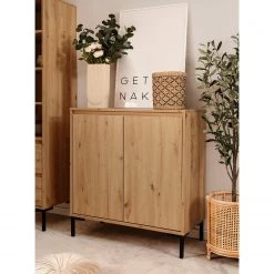 Loftscape Buffet Brochet I - Imitation chêne / Noir -Commodes Soldes 1000363057 220704 021 MOOD DETAILS P000000001000363057 mood