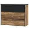 Loftscape Commode Huy - Imitation pin des Alpes / Noir