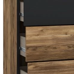 Loftscape Commode Huy - Imitation pin des Alpes / Noir -Commodes Soldes 1000363079 220819 072 DETAILS P000000001000363079