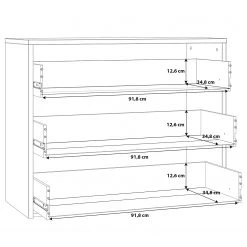 Loftscape Commode Huy - Imitation pin des Alpes / Noir -Commodes Soldes 1000363079 220819 501 SKETCH DETAILS P000000001000363079 sketch