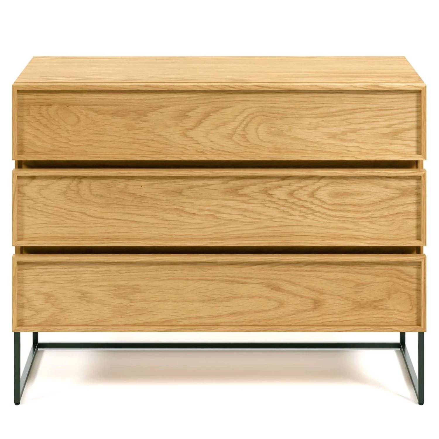 Red Living Commode Tabora I - Placage en bois véritable - Chêne 4 Red Living Commode Tabora I - Placage en bois véritable - Chêne – Image 4
