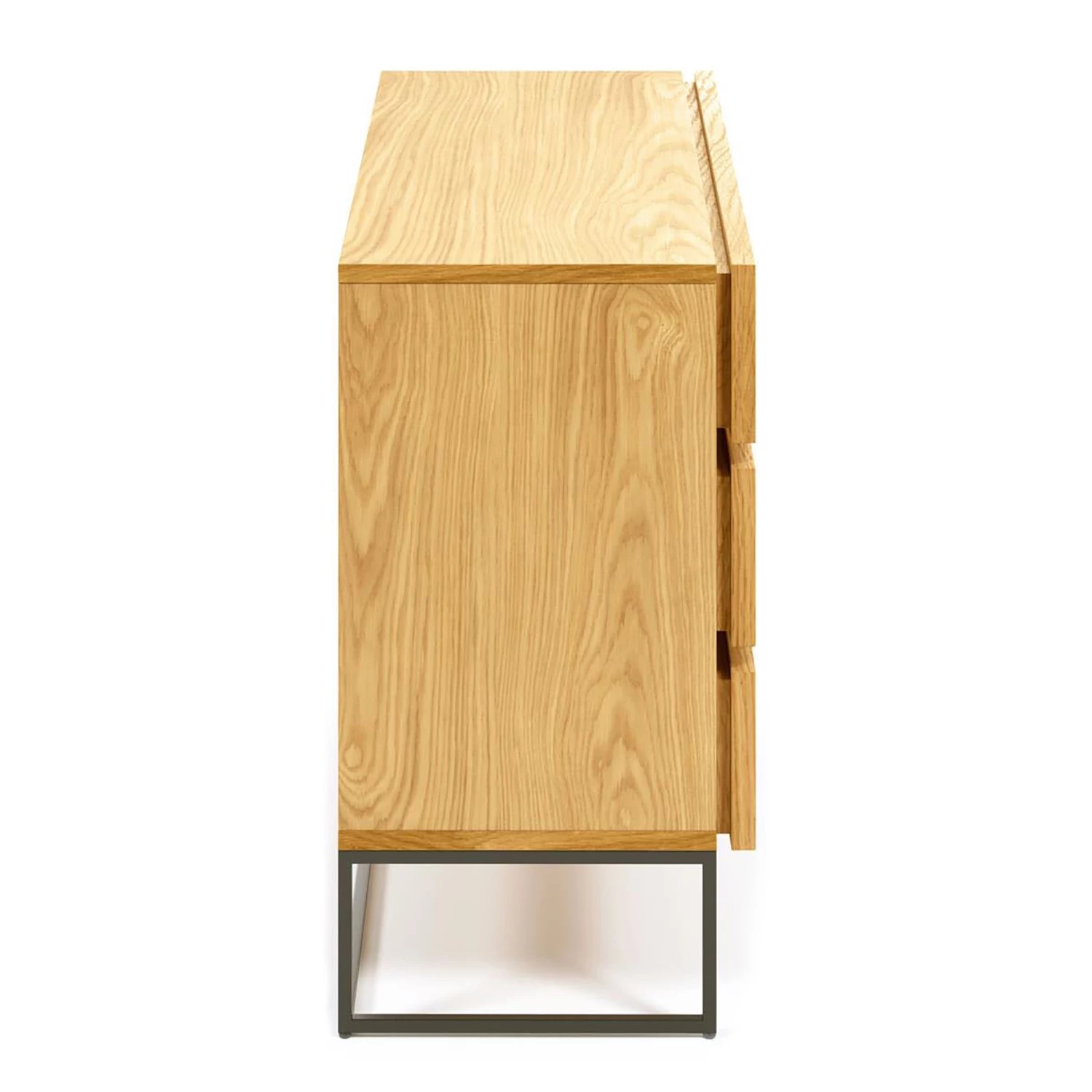 Red Living Commode Tabora I - Placage en bois véritable - Chêne 5 Red Living Commode Tabora I - Placage en bois véritable - Chêne – Image 5
