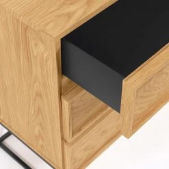 Red Living Commode Tabora I - Placage en bois véritable - Chêne 12 Red Living Commode Tabora I - Placage en bois véritable - Chêne -Commodes Soldes 1000363970 220714 040 DETAILS P000000001000363970