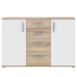 Loftscape Buffet Kiltealy II - Blanc / Imitation chêne Sonoma -Commodes Soldes 1000364871 220722 030 DETAILS P000000001000364871