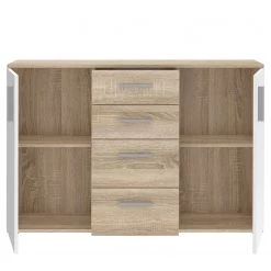 Loftscape Buffet Kiltealy II - Blanc / Imitation chêne Sonoma -Commodes Soldes 1000364871 220722 032 DETAILS P000000001000364871