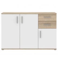 Loftscape Buffet Kiltealy III - Blanc / Imitation chêne Sonoma -Commodes Soldes 1000364879 220722 030 DETAILS P000000001000364879