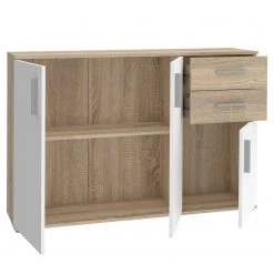 Loftscape Buffet Kiltealy III - Blanc / Imitation chêne Sonoma -Commodes Soldes 1000364879 220722 031 DETAILS P000000001000364879