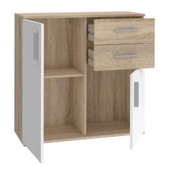 Loftscape Buffet Kiltealy I - Blanc / Imitation chêne Sonoma -Commodes Soldes 1000364882 220722 031 DETAILS P000000001000364882