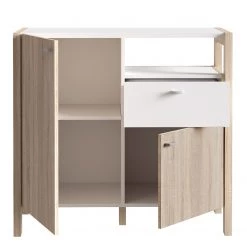 Loftscape Buffet Thurles I - Imitation chêne Sonoma / Blanc -Commodes Soldes 1000364904 220722 031 DETAILS P000000001000364904