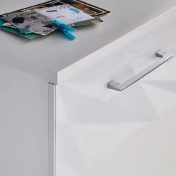 Germania Buffet Campo II - Verre - Blanc -Commodes Soldes 1000366026 220809 031 DETAILS P000000001000366026