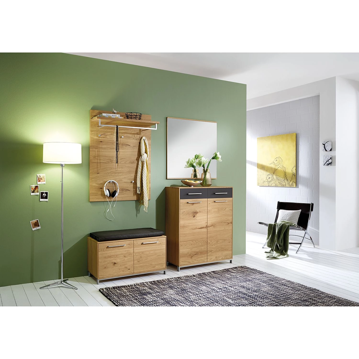 Voss Commode Vedo III - Chêne / Anthracite 2 Voss Commode Vedo III - Chêne / Anthracite – Image 2