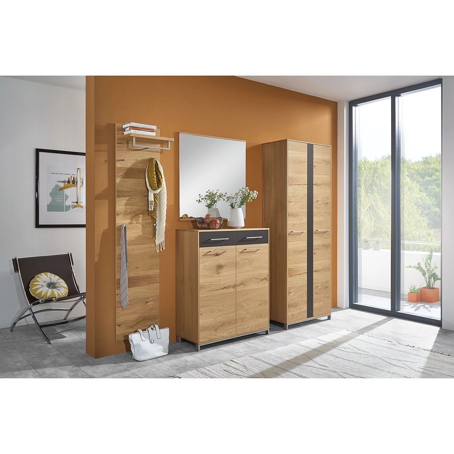 Voss Commode Vedo III - Chêne / Anthracite 4 Voss Commode Vedo III - Chêne / Anthracite – Image 4