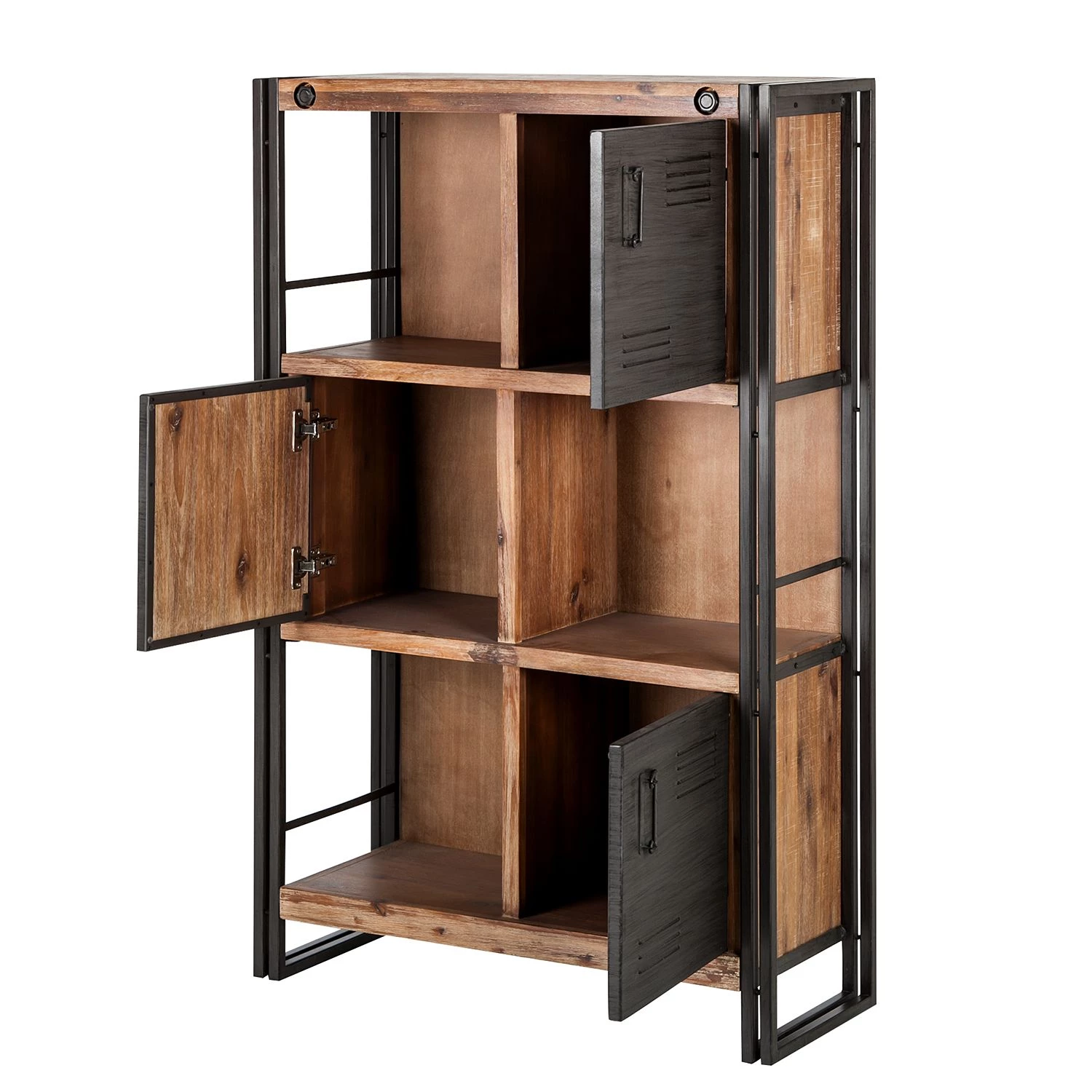 Ars manufacti Commode haute Manchester - Acacia massif / Métal 7 Ars manufacti Commode haute Manchester - Acacia massif / Métal – Image 7