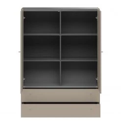 Germania Commode haute Monteo II -Commodes Soldes hochkommode monteo steingrau 4943816