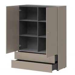 Germania Commode haute Monteo II -Commodes Soldes hochkommode monteo steingrau 4943824