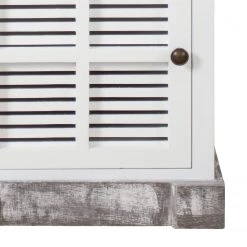 Maison Belfort Buffet Bellfield - Hauteur : 77 cm 10 Maison Belfort Buffet Bellfield - Hauteur : 77 cm -Commodes Soldes kommode bellfield paulownia massiv weiss 77 cm 4347368