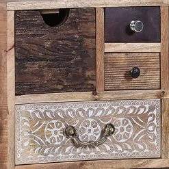 Ars manufacti Commode Curenna I - Manguier partiellement massif - Manguier / Marron 14 Ars manufacti Commode Curenna I - Manguier partiellement massif - Manguier / Marron -Commodes Soldes kommode curenna i mango teilmassiv 4419348