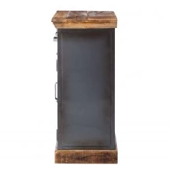 Ars manufacti Buffet Hunter II - Métal / Manguier massif- Manguier / Gris bleu 13 Ars manufacti Buffet Hunter II - Métal / Manguier massif- Manguier / Gris bleu -Commodes Soldes kommode hunter ii metall mango massiv mango blaugrau 4414548