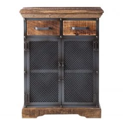 Ars manufacti Buffet Hunter II - Métal / Manguier massif- Manguier / Gris bleu 11 Ars manufacti Buffet Hunter II - Métal / Manguier massif- Manguier / Gris bleu -Commodes Soldes kommode hunter ii metall mango massiv mango blaugrau 4845740