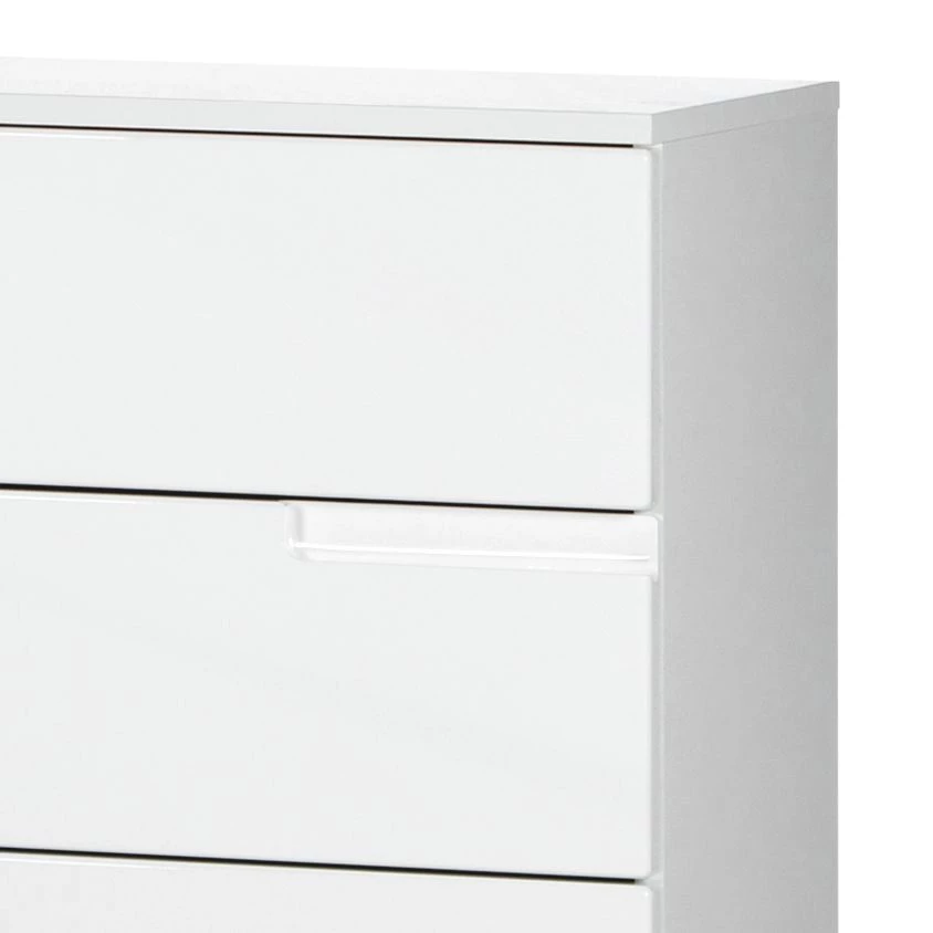 Fredriks Commode Larado III - Blanc brillant / Blanc 2 Fredriks Commode Larado III - Blanc brillant / Blanc – Image 2