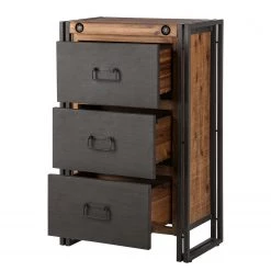 Ars manufacti Commode Manchester - Acacia massif / Métal -Commodes Soldes kommode manchester akazie massiv metall 4873256