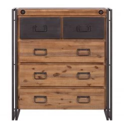 Ars manufacti Commode Manchester II - Acacia massif / Métal -Commodes Soldes kommode manchester ii akazie massiv metall 4876424