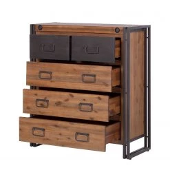 Ars manufacti Commode Manchester II - Acacia massif / Métal -Commodes Soldes kommode manchester ii akazie massiv metall 4876432