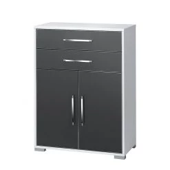 Maja Möbel Commode Merit - Gris brillant / Blanc