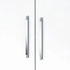 Maja Möbel Commode Merit - Blanc brillant / Imitation chêne de Sonoma -Commodes Soldes kommode merit hochglanz weiss eiche sonoma dekor 347655