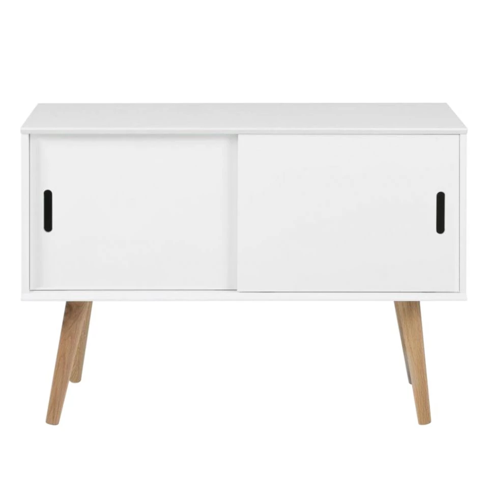 Mørteens Commode Nees - Chêne partiellement massif Blanc 1 Mørteens Commode Nees - Chêne partiellement massif Blanc