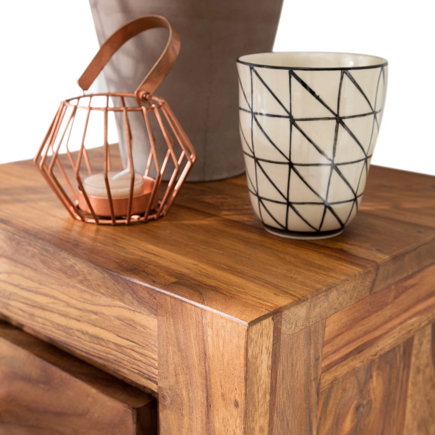 Ars Natura Commode Ohio I - Sheesham massif ciré 8 Ars Natura Commode Ohio I - Sheesham massif ciré – Image 8