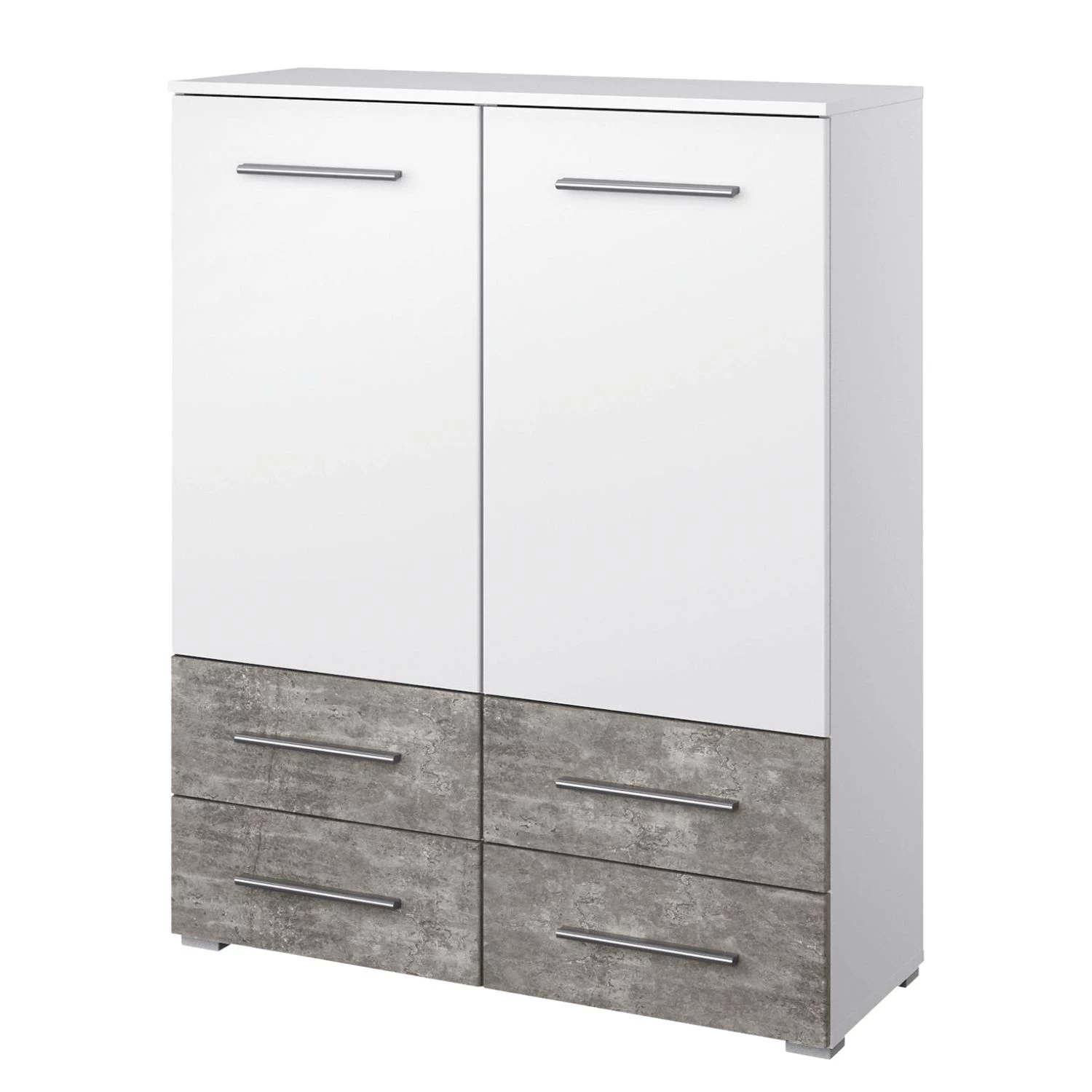 Rauch Blue Commode Siegen III- Blanc alpin / Gris m 1 Rauch Blue Commode Siegen III- Blanc alpin / Gris m