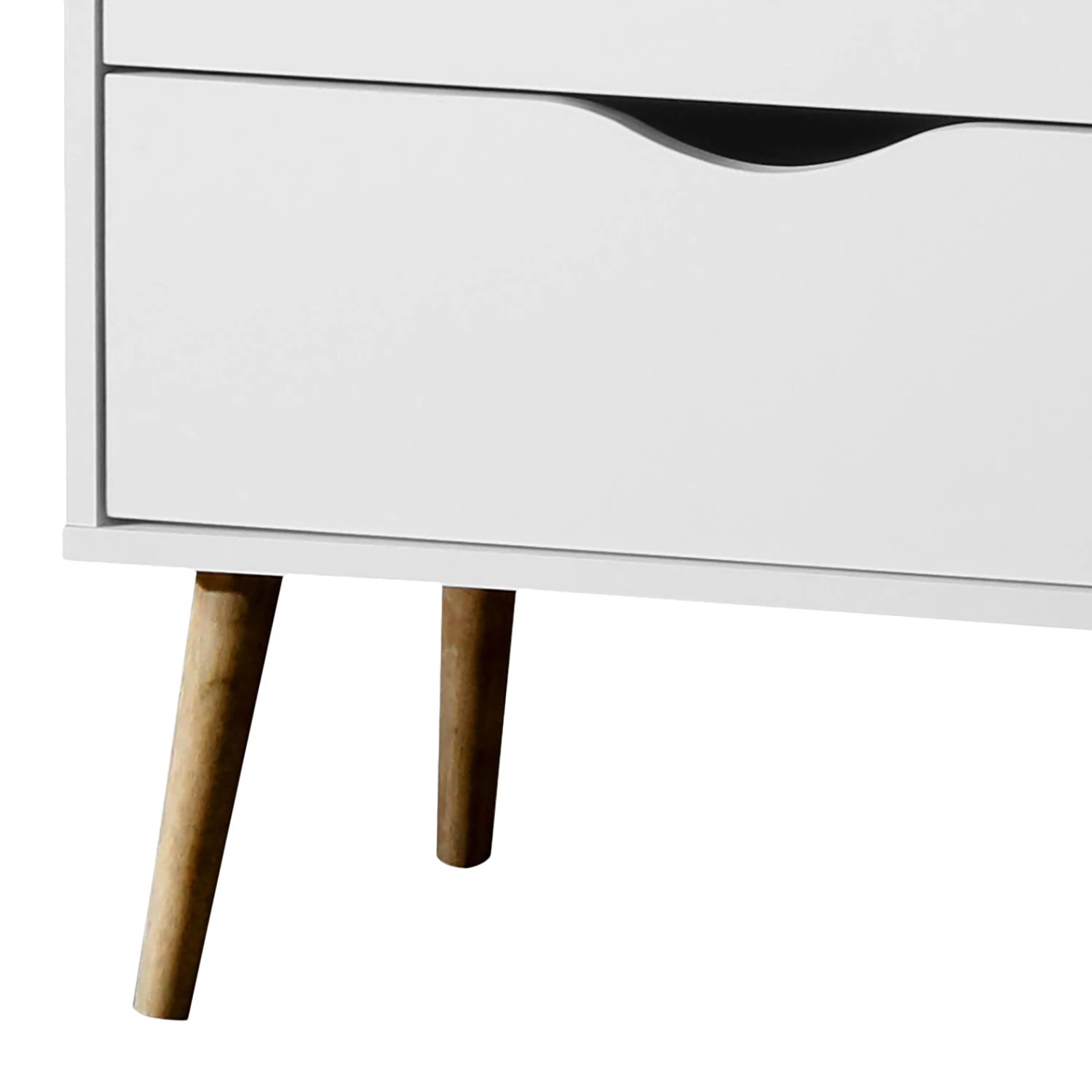Mørteens Commode Sunndal II - Blanc / Chêne clair 6 Mørteens Commode Sunndal II - Blanc / Chêne clair – Image 6