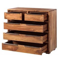 Ars Natura Commode Trangle - Sheesham massif -Commodes Soldes kommode trangle sheesham massiv 3992432