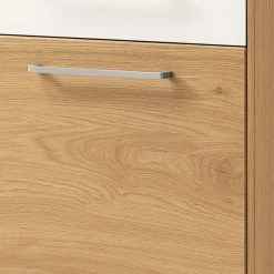 Voss Commode Vedo I - Chêne / Blanc - Butoir à gauche -Commodes Soldes kommode vedo i eiche weiss tueranschlag links 4907976