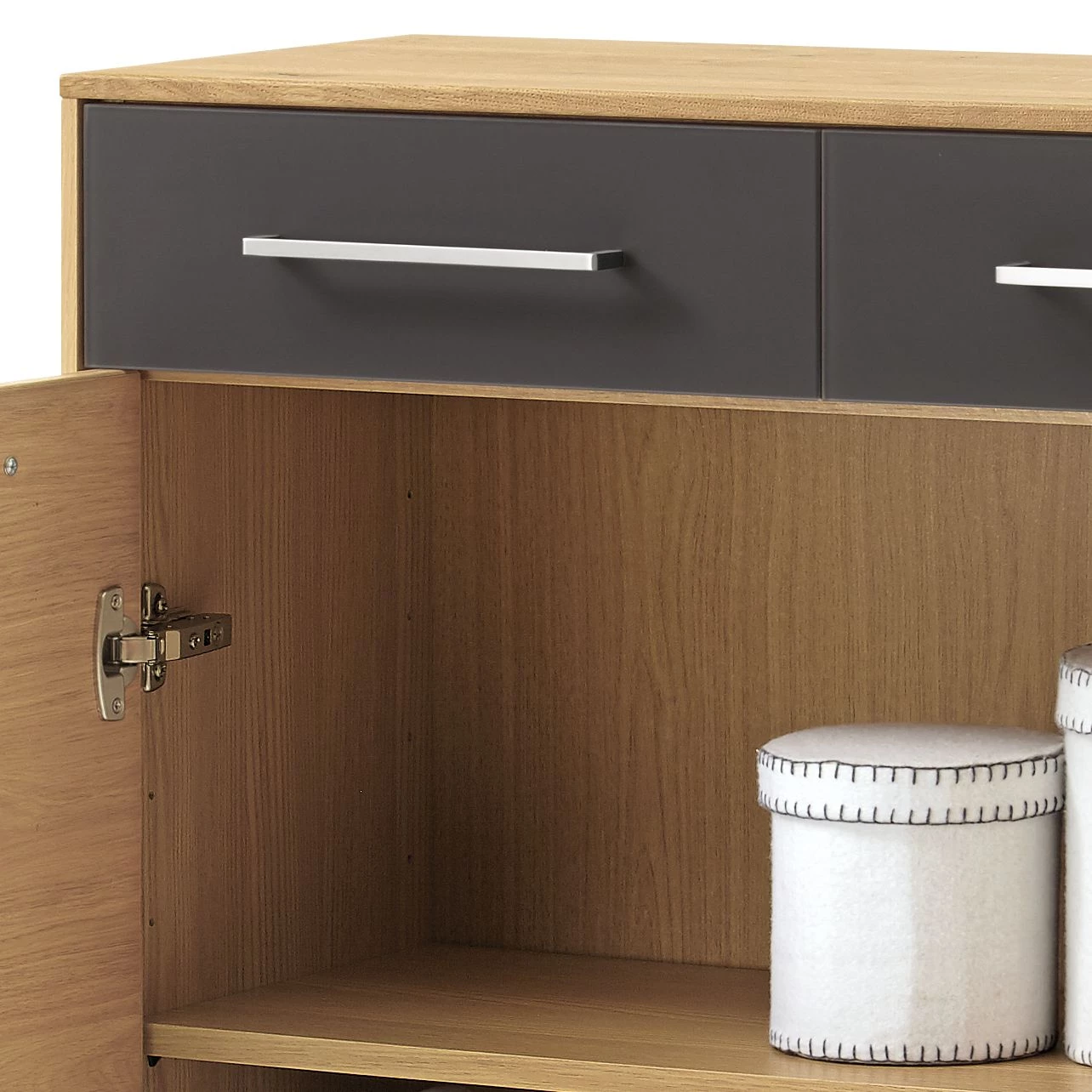 Voss Commode Vedo III - Chêne / Anthracite 6 Voss Commode Vedo III - Chêne / Anthracite – Image 6