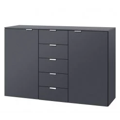 Express Möbel Buffet Carina I - Graphite - Hauteur : 100 cm