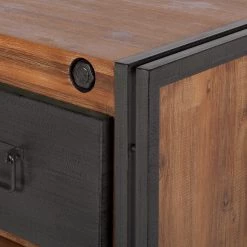 Ars manufacti Commode Manchester II - Acacia massif / Métal -Commodes Soldes sideboard manchester i akazie massiv metall 4873204